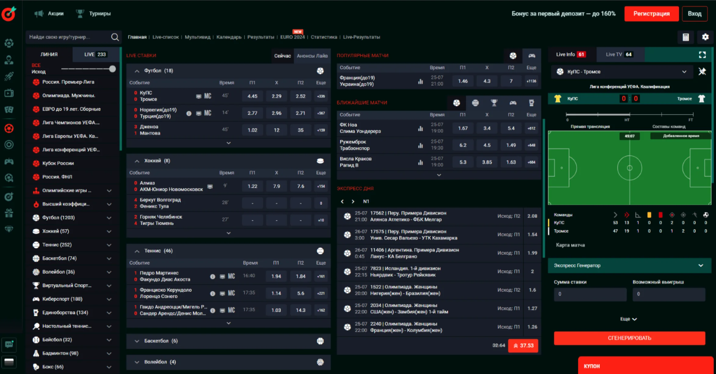 Пинко ставки на сайте Пинко БК